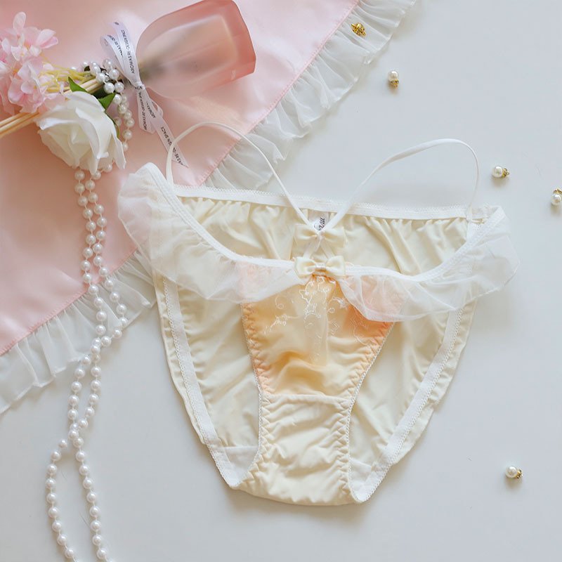 Sweet Embroidered Low-Rise Panties - Image 4