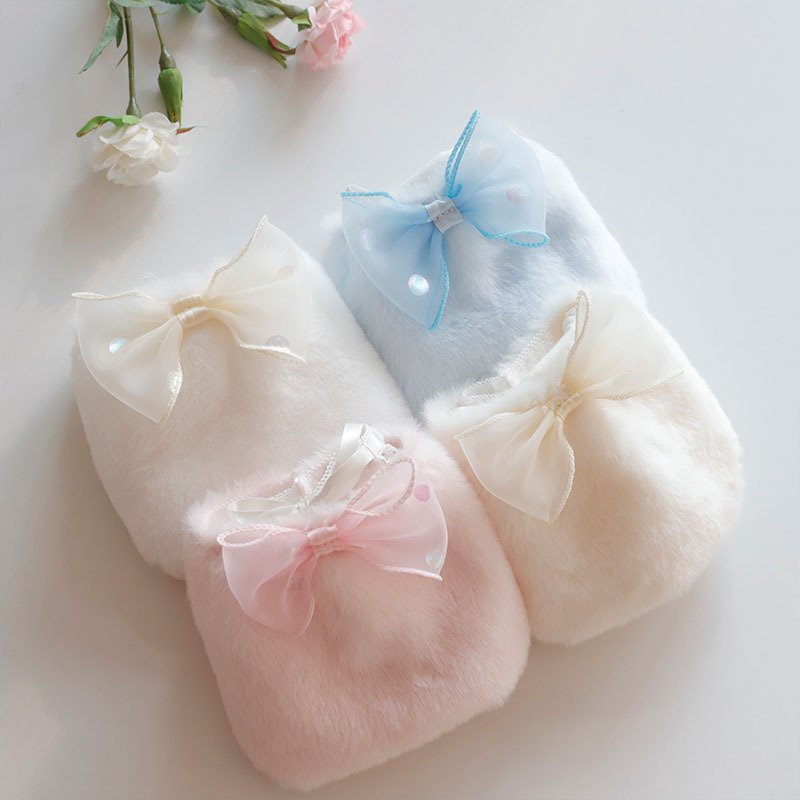 Sweet Style Mid-Waist Plush Bow Panties – Warm & Breathable - Image 5